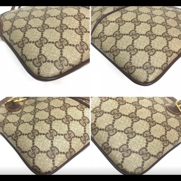 Authentic Vintage Monogram Gucci Crossbody Bag - Picture 9 of 12